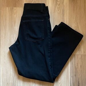 L.L. Bean Original Fit High Rise Black Mom Jeans size 10